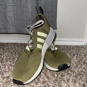 Green Adidas NMD size 8.5